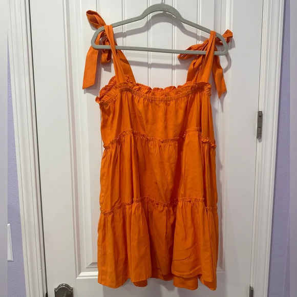 Idem Ditto | Bow Tie Tiered Mini Dress | Size: XL - Picture 8 of 9